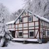 unser Haus im Winter