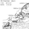 Besteigungsroute des Chopicalqui während der NaturFreunde-Anden-Expedition 1971 Besteigungsroute des Chopicalqui während der NaturFreunde-Anden-Expedition 1971